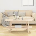 vidaXL Salongbord 110x55x45 cm heltre furu