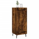vidaXL Skjenk røkt eik 34,5x34x90 cm konstruert tre