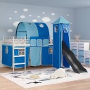 Hvit og blå 99,5 x 200 cm