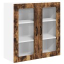  Kjøkkenskap Røkt eik 80 x 31 x 80 cm Konstruert tre