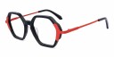Eo Selection Briller Brooklyn fra eo Selection Rød acetate,metall cateye Large