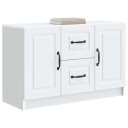  Serviesskap med skuff Hvit 89 x 34,5 x 57 cm Konstruert tre