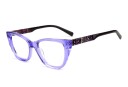 Briller Filplass fra eo Selection Lilla Acetate cateye Medium