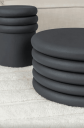 Trend Collection Riff Sidebord Sort S Ø30 x H40