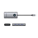 Orico PW11 6P USB C Hub dokkstasjon 3 x USB A 3.0 + 1 x USB C 2.0 + 1 x HDMI Grå