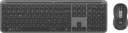 Logitech MK950 Slim Combo Trådløst Tastatur og Mussett QWERTZ Tysk Grafitt