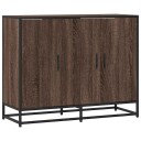  Skjenk brun eik 94x35x76 cm konstruert tre 8721102840678
