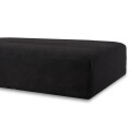 In Style Laken sprinkelseng - 60x120x15 cm - Svart jerseylaken til babyseng -