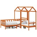  Dagsengsett 3 pcs VoksBrun Massiv furu