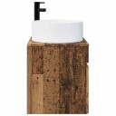  Vegghengt servantkommode Gammelt tre 49 x 44,5 x 65,5 cm