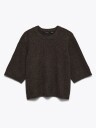 Vero Moda Boom 2/4 O Neck Oversize Pullover Brun L