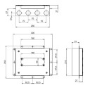 Fima Innbyggingsboks for Veggmontert Servantbatteri F4912 30x25cm