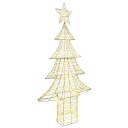 Juletre med 240 LED Varmhvit 180 cm PET