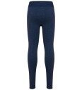 Hummel Leggings   Rib   hmlJr   Dress Blues   Hummel   4 år (104)   Leggings Marineblå Sølv