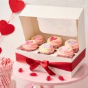 Muffinsboks  Hvit  Plass Til 6 Muffins  Pk/1 