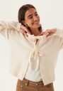 Vero Moda Vmboom Structure Ls O-Neck Tie Card Boo Cream L