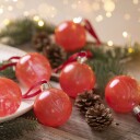 DIY Kit Christmas Baubles Marbling 977588