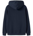 LMTD Nlmfamse Ls Bru Sweat W. Hood   Navy   158 164