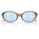 Oakley Eye Jacket Redux Matte Brown Smoke W/Prizm Deep Water Polarized OS