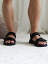 Timberland Men's Garrison Trail Webbing-Strap Sandal Sort 44 Man