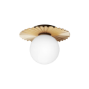 Nuura Lila Muuse Taklampe Liten Hvit/ Opal