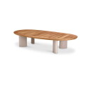 Free Form sofabord naturlig teak
