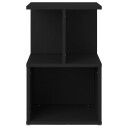 vidaXL Nattbord svart 35x35x55 cm sponplate