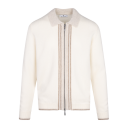 Ford zip cardigan Cream XXL Wool knit cardigan