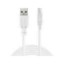 Sandberg USB 2.0 A-B Kabel 1,8 m Hvit for Rask Overføring