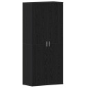  Skoskap Svart Eik 80x39x180 cm MDF