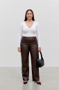 Vero Moda Curve Vmcverona Bukser Wide Pl Pant i Brun