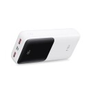 Tech-Protect PB02 20000mAh Powerbank med 22,5W Hurtiglading - Hvit