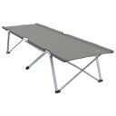 Sammenleggbar camping seng Grå 194 x 62,5 x 42,5 cm