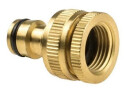 Cellfast krankobling med innvendige gjenger 1/2+3/4" - Messing