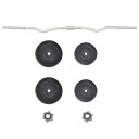 vidaXL Curl-stang med vekter 30 kg