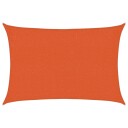 vidaXL Solseil 160 g/m² oransje 2x3 m HDPE