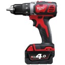 Milwaukee Bor/skrutrekker M18 BDD-402C 18V 4.0Ah, med koffert