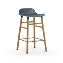 Form Barstol Blå/Eik 65 cm