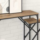  Konsollbord 2 pcs Artisan Eik 100 x 28 x 75 cm Konstruert tre