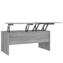vidaXL Salongbord grå sonoma 102x50,5x46,5 cm konstruert tre