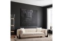 Devid Sofa 3 seter   Hvit