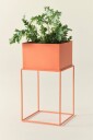 Byron potte med stativ 32x32 cm Oransje