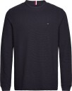 Tommy Hilfiger Textured Ls Tee   Navy   L