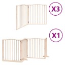 Vidaxl Hundeport Sammenleggbar 10 Paneler 800 cm Poppeltre