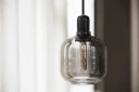 Normann Copenhagen Amp Taklampe Liten Røykfarget/Sort