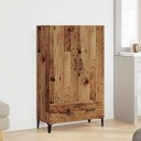  Highboard gammelt tre 70x31x115 cm konstruert tre 8721158556424