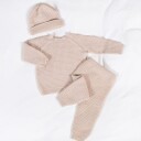 Bluum Strikkesett Hugo m/genser bukse og lue garnpakke i Soft Merino Ull