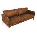Sofa HOME4YOU Sofia 3 seter Brun   Brun