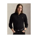 Polo Ralph Lauren Pima Polo Lsl Knt   Black   L