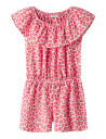 Name It Nkfvinaya Ss Playsuit Fffff Noos Red 146
